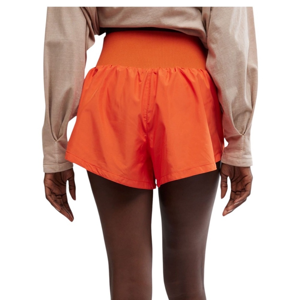 Free People FP Movement Carpe Diem Orange Shorts - Picture 7 of 12